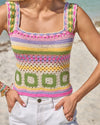 Crochet Knitted Top - Limon