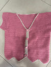 Top Blusa Kalepsu Crochet - Largo cintura