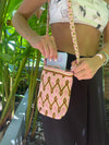 Makki Mini Wayuu Crossbody Bag - Rose