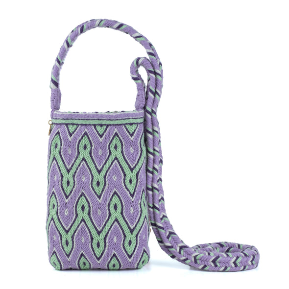 Makki Mini Wayuu Crossbody Bag - Violet
